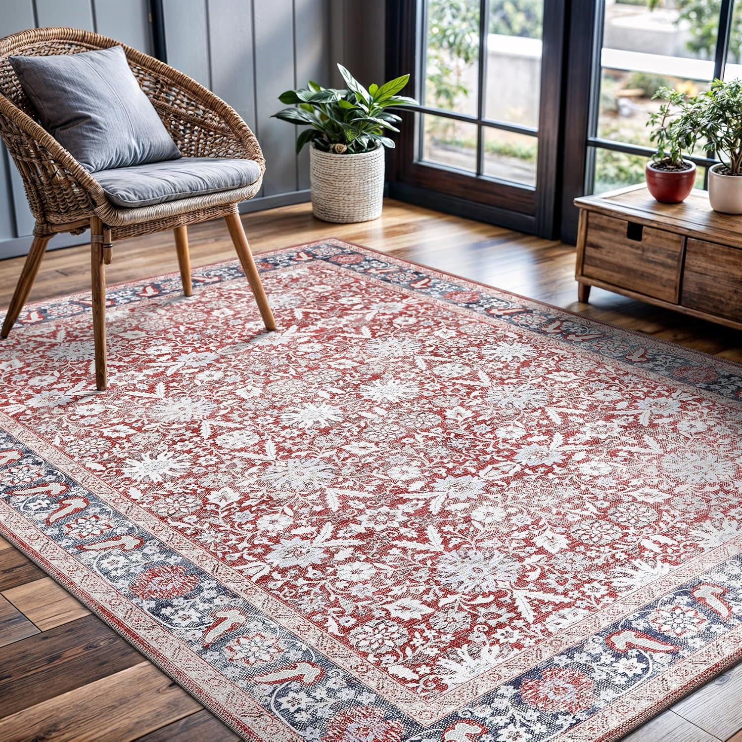 image:imageCAMILSON Baby Shag Rug 8x10 Modern Luxury Striped Boho Area Easy Shaggy Rugs Soft Medium Pile Stain Resistant EasyCleaning NonShedding for Living Room Office Indoor Carpet 8 x 10 Beige GrayVen Brown