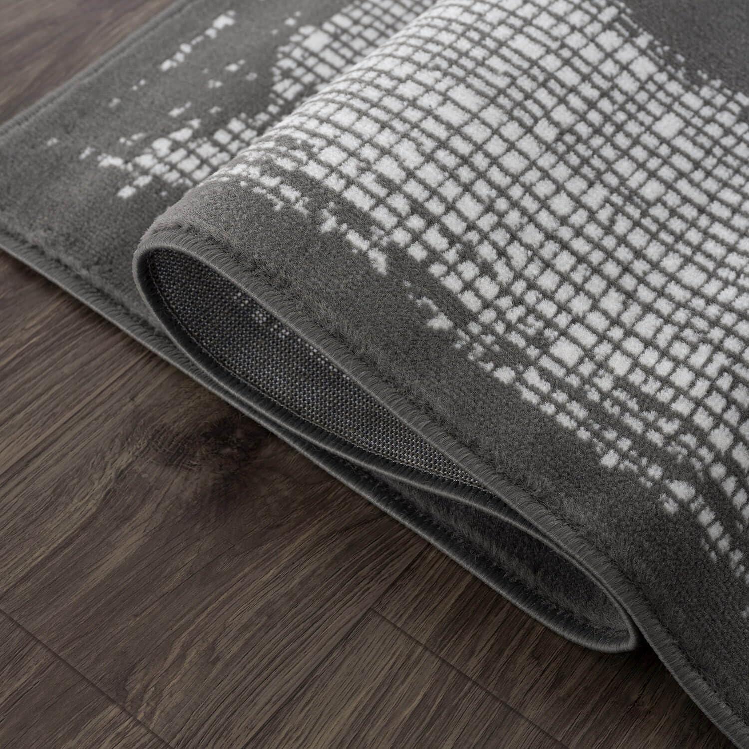 image:imageCAMILSON Baby Shag Rug 8x10 Modern Luxury Striped Boho Area Easy Shaggy Rugs Soft Medium Pile Stain Resistant EasyCleaning NonShedding for Living Room Office Indoor Carpet 8 x 10 Beige GrayDark Gray