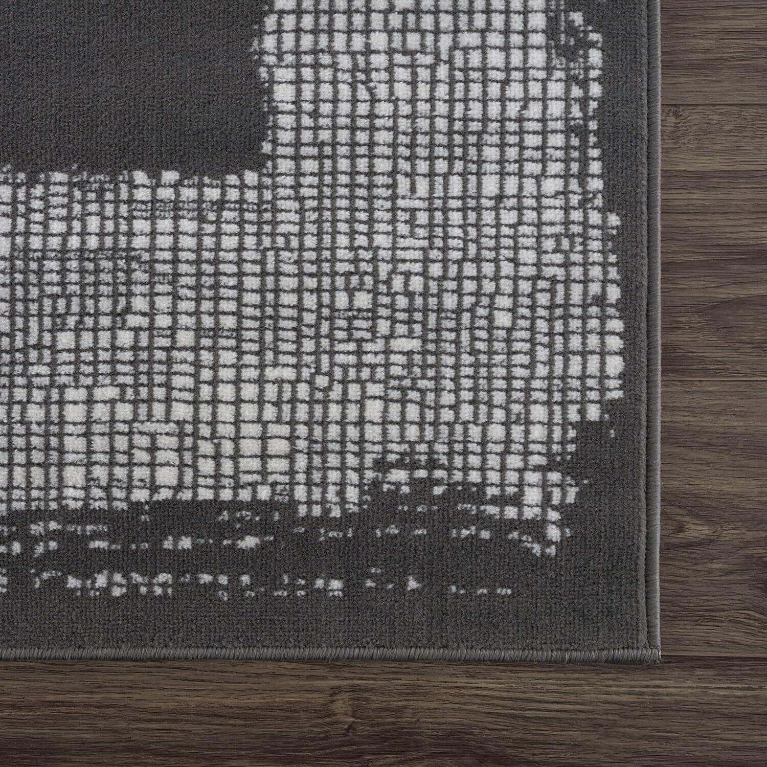 image:imageCAMILSON Baby Shag Rug 8x10 Modern Luxury Striped Boho Area Easy Shaggy Rugs Soft Medium Pile Stain Resistant EasyCleaning NonShedding for Living Room Office Indoor Carpet 8 x 10 Beige GrayDark Gray
