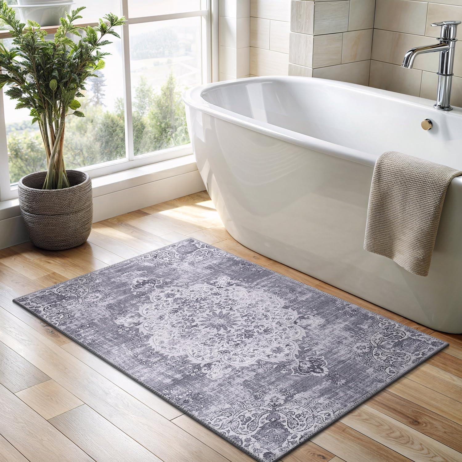 image:imageCAMILSON Baby Shag Rug 8x10 Modern Luxury Striped Boho Area Easy Shaggy Rugs Soft Medium Pile Stain Resistant EasyCleaning NonShedding for Living Room Office Indoor Carpet 8 x 10 Beige Gray2001 Gray