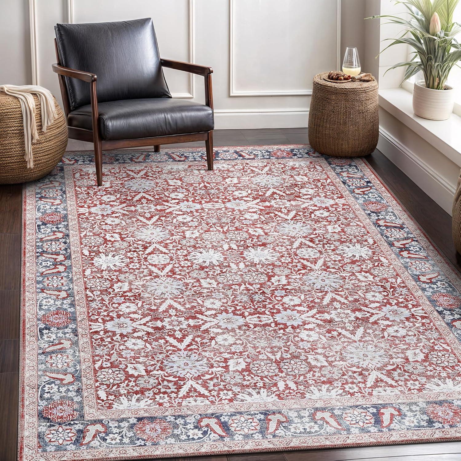 image:imageCAMILSON Baby Shag Rug 8x10 Modern Luxury Striped Boho Area Easy Shaggy Rugs Soft Medium Pile Stain Resistant EasyCleaning NonShedding for Living Room Office Indoor Carpet 8 x 10 Beige GrayVen Brown