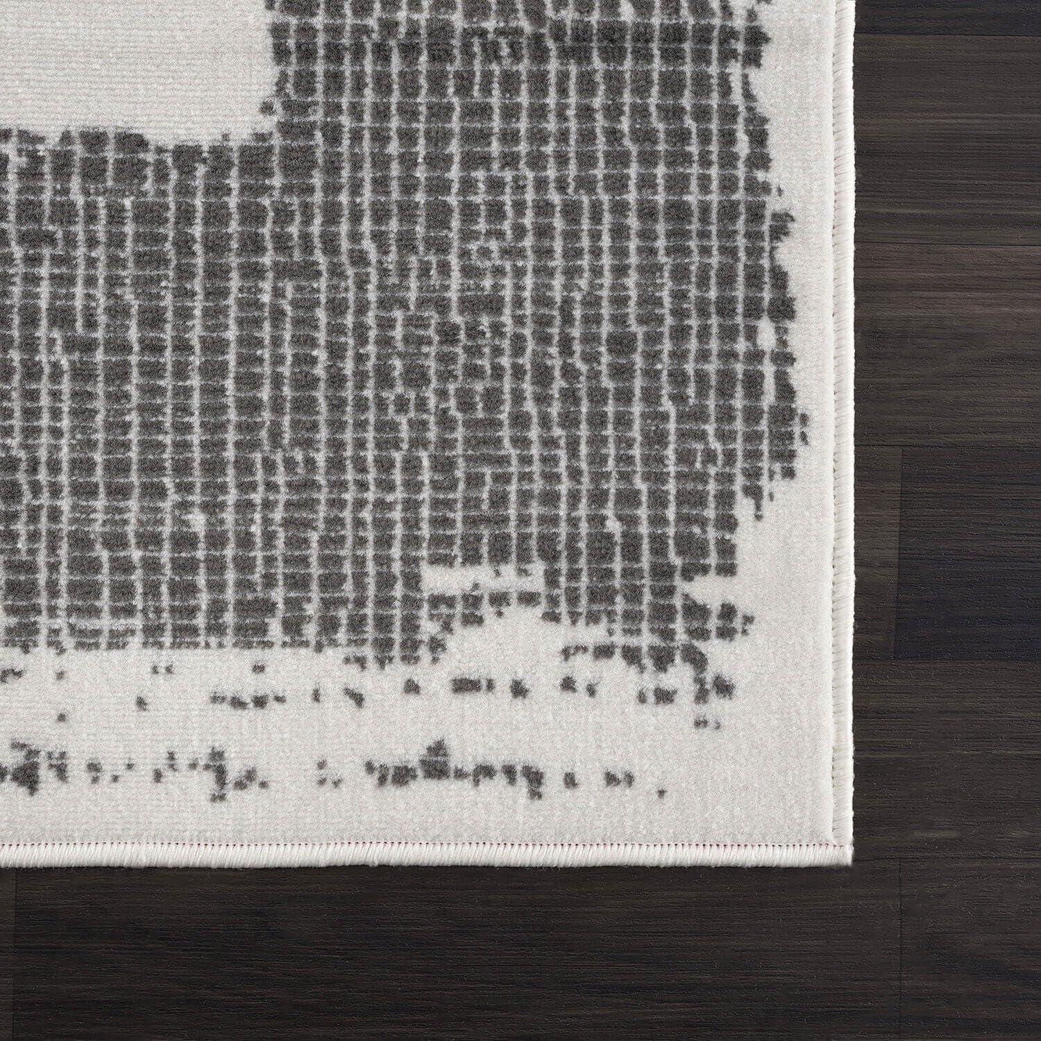 image:imageCAMILSON Baby Shag Rug 8x10 Modern Luxury Striped Boho Area Easy Shaggy Rugs Soft Medium Pile Stain Resistant EasyCleaning NonShedding for Living Room Office Indoor Carpet 8 x 10 Beige GrayCream