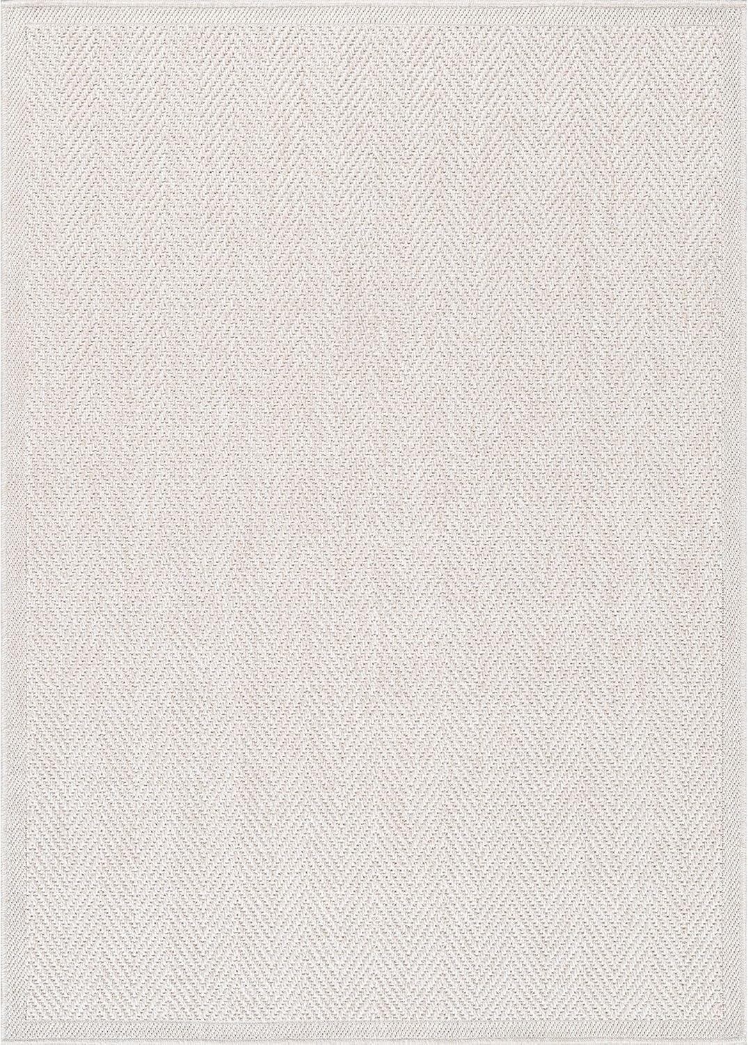 image:imageCAMILSON Easy Jute Rug 5x7 Indoor Outdoor Natural Color Fiber Area Rugs for Living Room Patio and Kitchen Rug Herringbone Seagrass Woven Design EasyCleaning Washable Outside Carpet Alfombras 5 x 7HerringboneBone