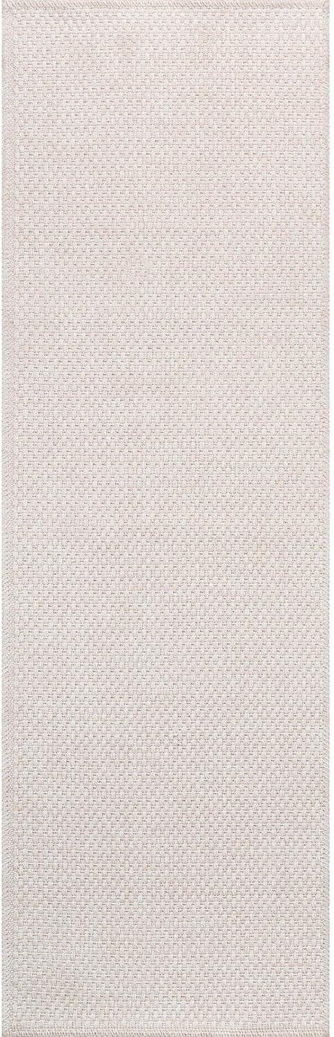 image:imageCAMILSON Easy Jute Rug 5x7 Indoor Outdoor Natural Color Fiber Area Rugs for Living Room Patio and Kitchen Rug Herringbone Seagrass Woven Design EasyCleaning Washable Outside Carpet Alfombras 5 x 7BasketweaveBone