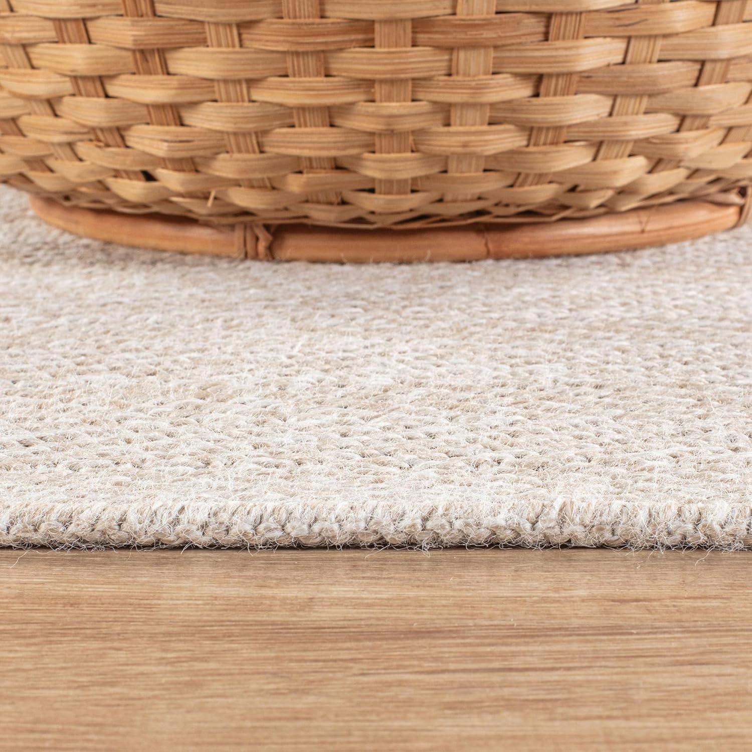 image:imageCAMILSON Easy Jute Rug 5x7 Indoor Outdoor Natural Color Fiber Area Rugs for Living Room Patio and Kitchen Rug Herringbone Seagrass Woven Design EasyCleaning Washable Outside Carpet Alfombras 5 x 7HerringboneBone