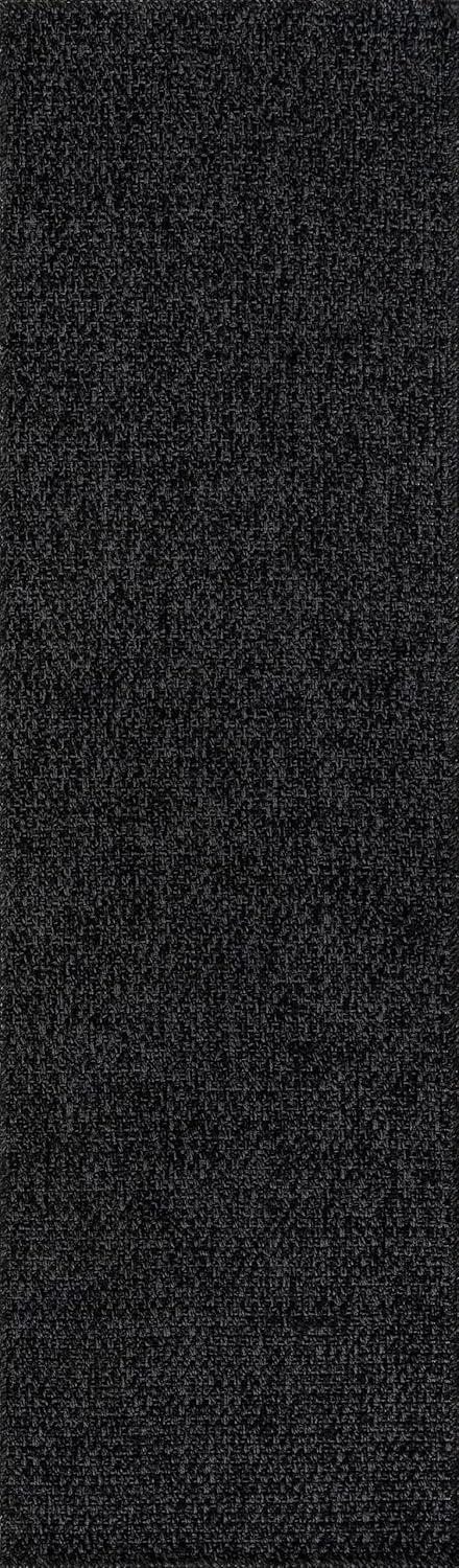 image:imageCAMILSON Easy Jute Rug 5x7 Indoor Outdoor Natural Color Fiber Area Rugs for Living Room Patio and Kitchen Rug Herringbone Seagrass Woven Design EasyCleaning Washable Outside Carpet Alfombras 5 x 7BasketweaveAnthracite