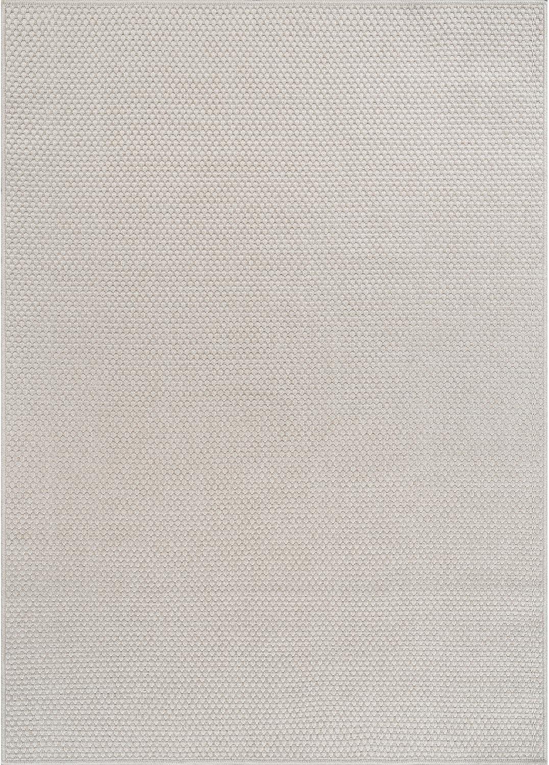 image:imageCAMILSON Easy Jute Rug 5x7 Indoor Outdoor Natural Color Fiber Area Rugs for Living Room Patio and Kitchen Rug Herringbone Seagrass Woven Design EasyCleaning Washable Outside Carpet Alfombras 5 x 7BasketweaveBone