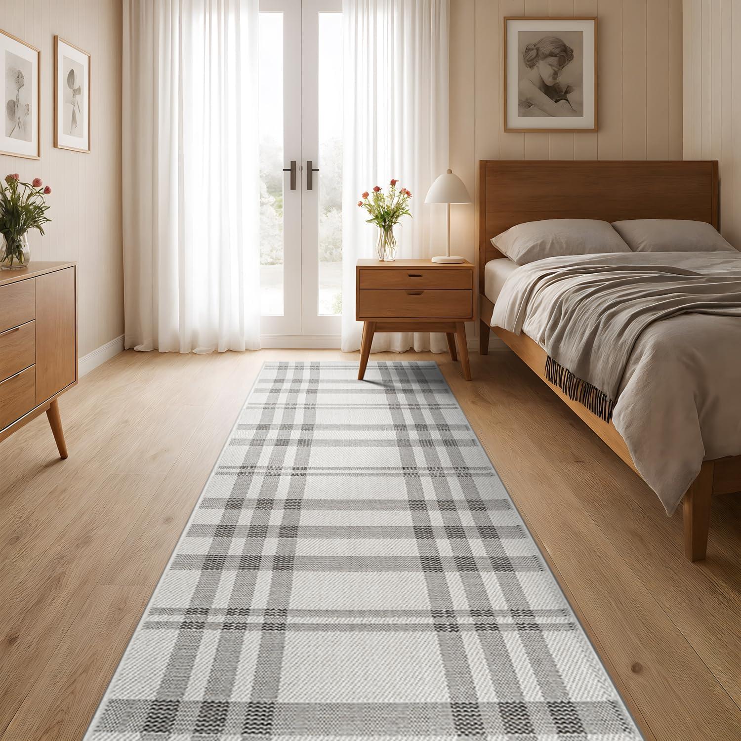 image:imageCAMILSON Easy Jute Rug 5x7 Indoor Outdoor Natural Color Fiber Area Rugs for Living Room Patio and Kitchen Rug Herringbone Seagrass Woven Design EasyCleaning Washable Outside Carpet Alfombras 5 x 7BoxBoneblack