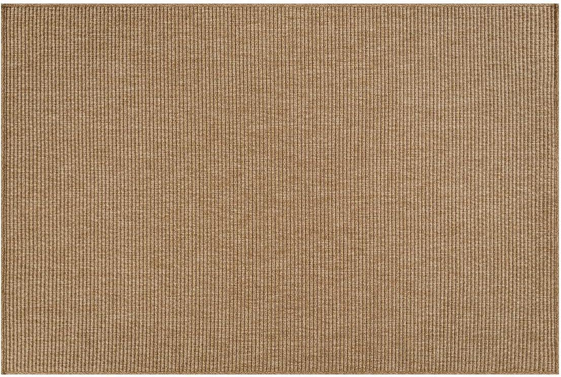 image:imageCAMILSON Easy Jute Rug 5x7 Indoor Outdoor Natural Color Fiber Area Rugs for Living Room Patio and Kitchen Rug Herringbone Seagrass Woven Design EasyCleaning Washable Outside Carpet Alfombras 5 x 7BasketweaveNatural