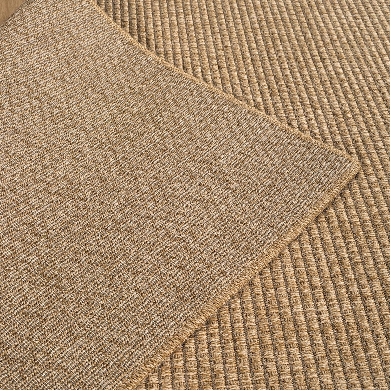 image:imageCAMILSON Easy Jute Rug 5x7 Indoor Outdoor Natural Color Fiber Area Rugs for Living Room Patio and Kitchen Rug Herringbone Seagrass Woven Design EasyCleaning Washable Outside Carpet Alfombras 5 x 7BasketweaveNatural