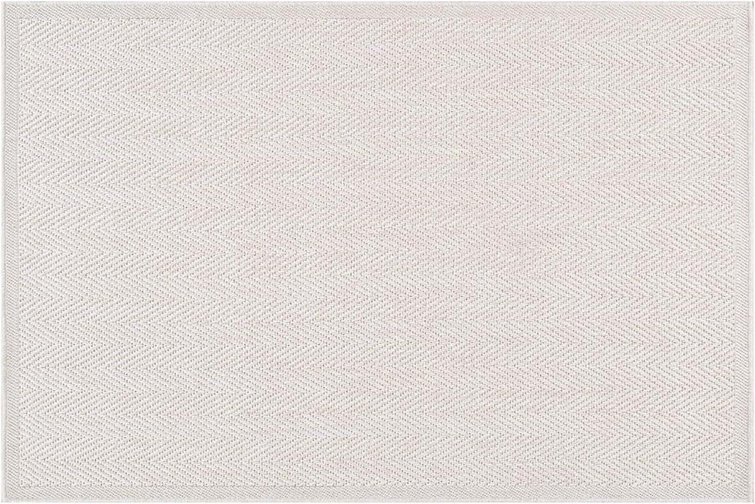 image:imageCAMILSON Easy Jute Rug 5x7 Indoor Outdoor Natural Color Fiber Area Rugs for Living Room Patio and Kitchen Rug Herringbone Seagrass Woven Design EasyCleaning Washable Outside Carpet Alfombras 5 x 7HerringboneBone