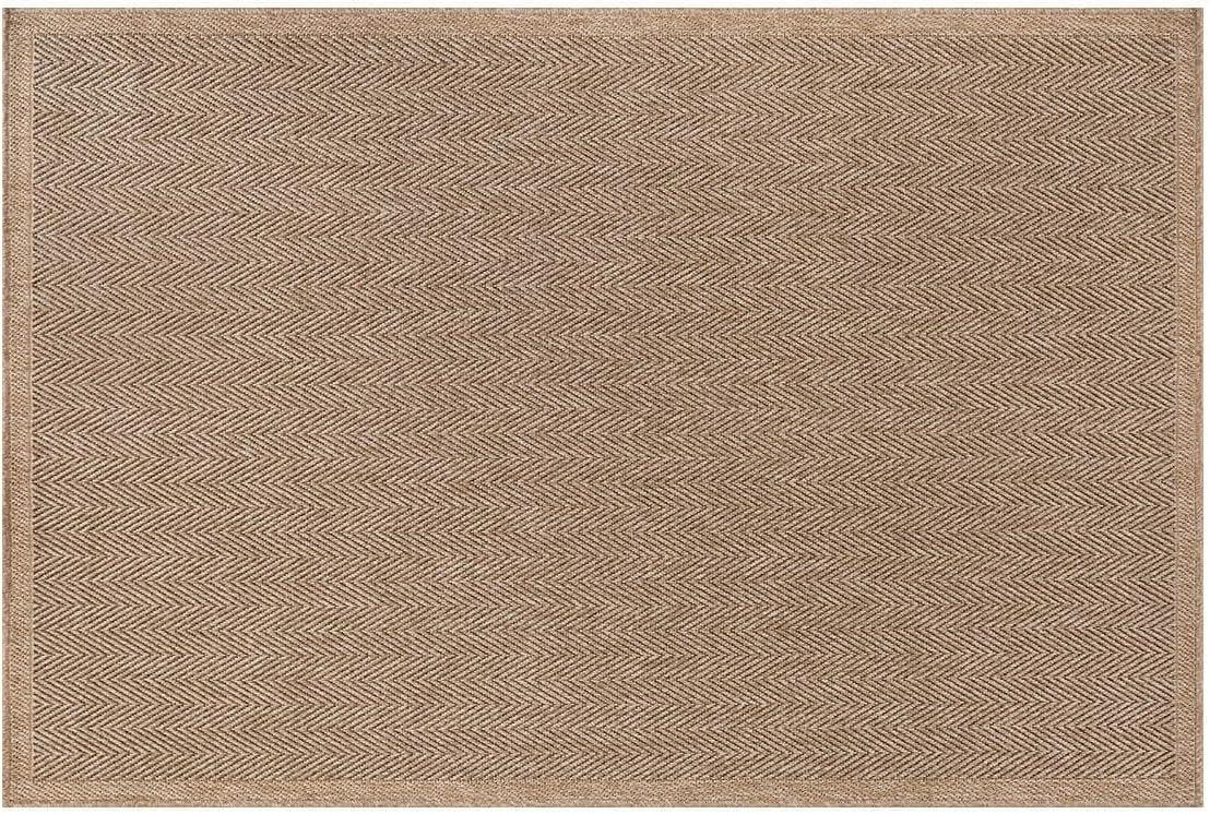 image:imageCAMILSON Easy Jute Rug 5x7 Indoor Outdoor Natural Color Fiber Area Rugs for Living Room Patio and Kitchen Rug Herringbone Seagrass Woven Design EasyCleaning Washable Outside Carpet Alfombras 5 x 7HerringboneNatural