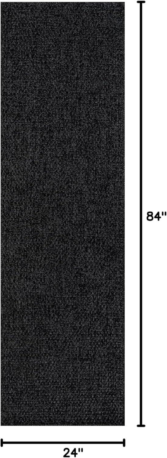image:imageCAMILSON Easy Jute Rug 5x7 Indoor Outdoor Natural Color Fiber Area Rugs for Living Room Patio and Kitchen Rug Herringbone Seagrass Woven Design EasyCleaning Washable Outside Carpet Alfombras 5 x 7BasketweaveAnthracite