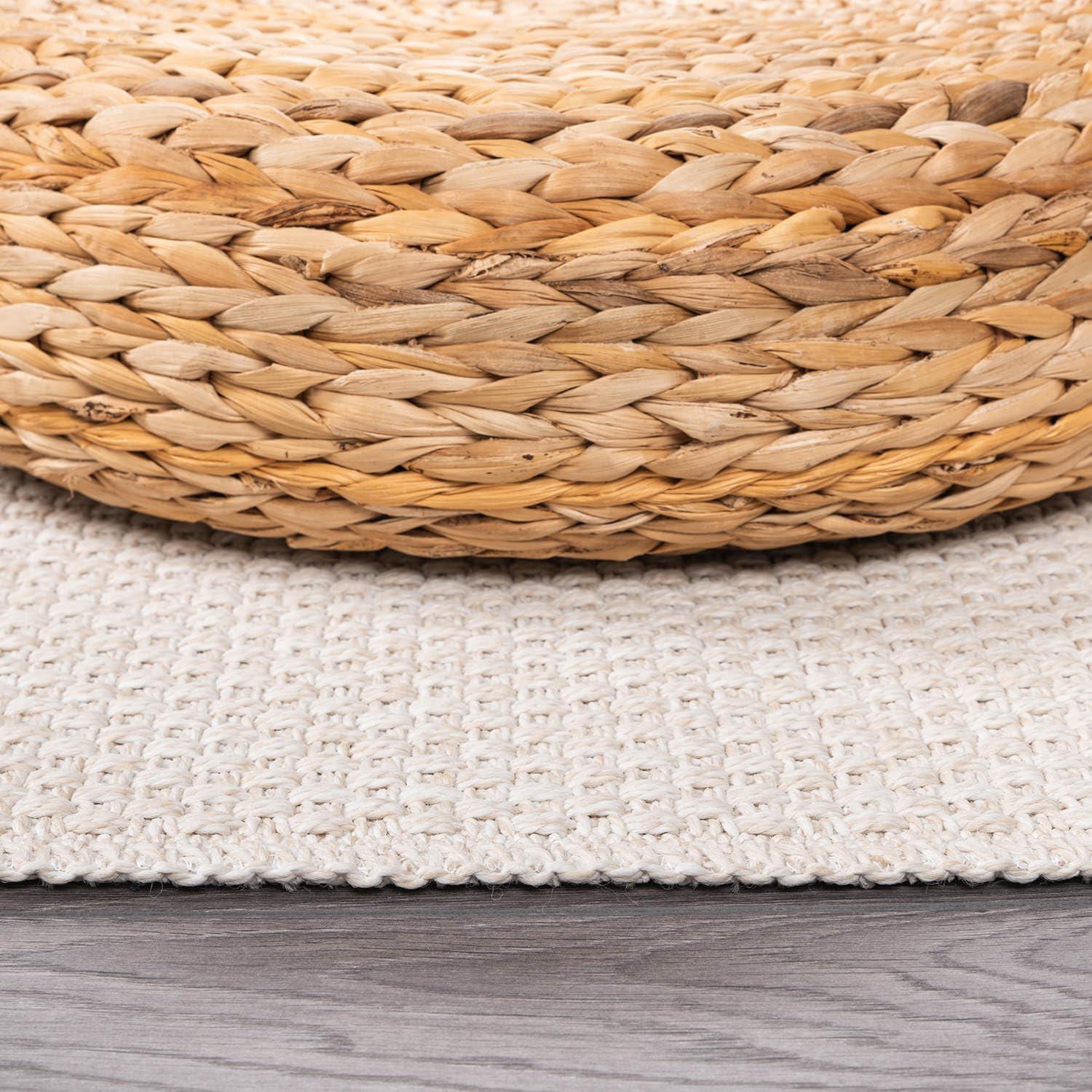 image:imageCAMILSON Easy Jute Rug 5x7 Indoor Outdoor Natural Color Fiber Area Rugs for Living Room Patio and Kitchen Rug Herringbone Seagrass Woven Design EasyCleaning Washable Outside Carpet Alfombras 5 x 7BasketweaveBone