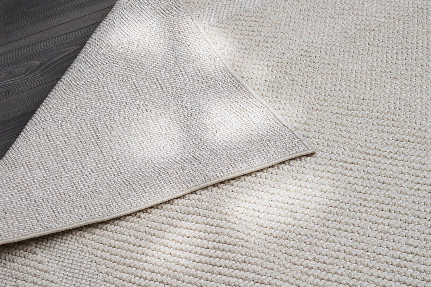 image:imageCAMILSON Micro Loop Rug 5x7 Modern Luxury Geometric Arch Area Rugs Soft High and Low Pile Stain Resistant EasyCleaning NonShedding for Living Room Office Indoor Carpet 5 x 7 WhiteGy9 White