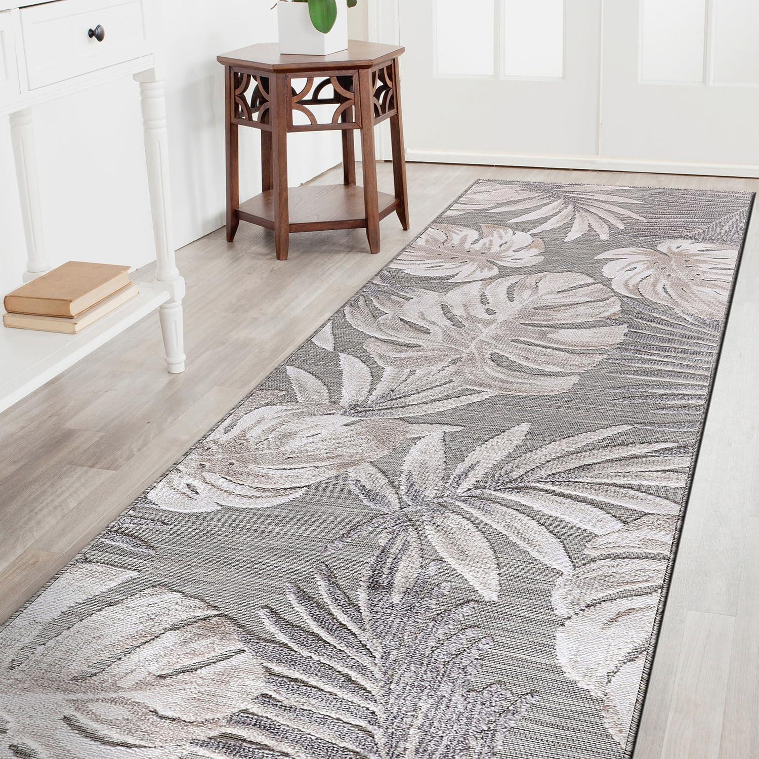 image:imageCAMILSON Runner Outdoor Rugs Oriental Retro Traditional Floral Medallion Area Rug 2x7 NonShedding Stain Resistant Indoor Carpet for Bathroom Hallway Kitchen Office 2 x 7 Beige3002 Beige