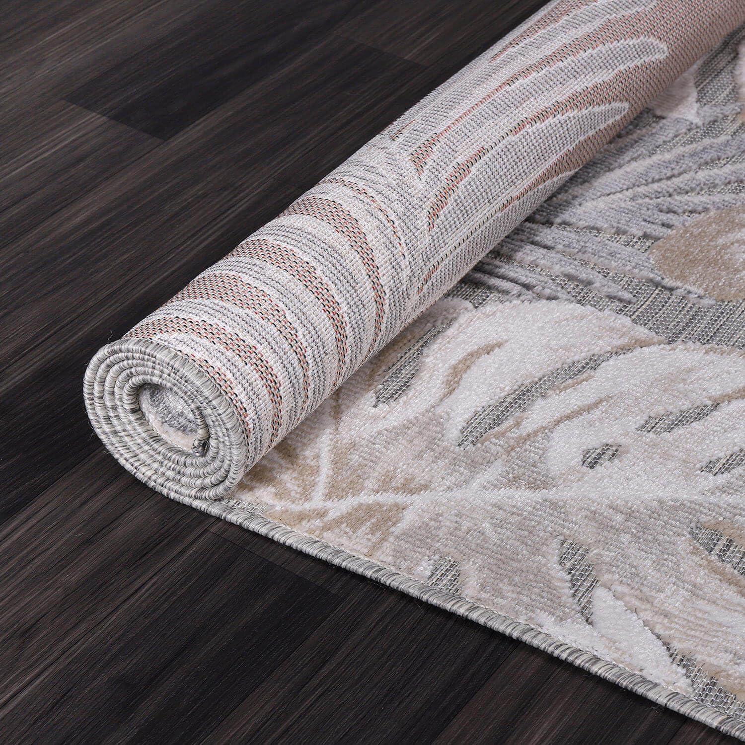 image:imageCAMILSON Runner Outdoor Rugs Oriental Retro Traditional Floral Medallion Area Rug 2x7 NonShedding Stain Resistant Indoor Carpet for Bathroom Hallway Kitchen Office 2 x 7 Beige3002 Beige