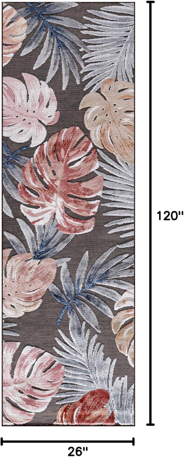 image:imageCAMILSON Runner Outdoor Rugs Oriental Retro Traditional Floral Medallion Area Rug 2x7 NonShedding Stain Resistant Indoor Carpet for Bathroom Hallway Kitchen Office 2 x 7 Beige3002 Brown