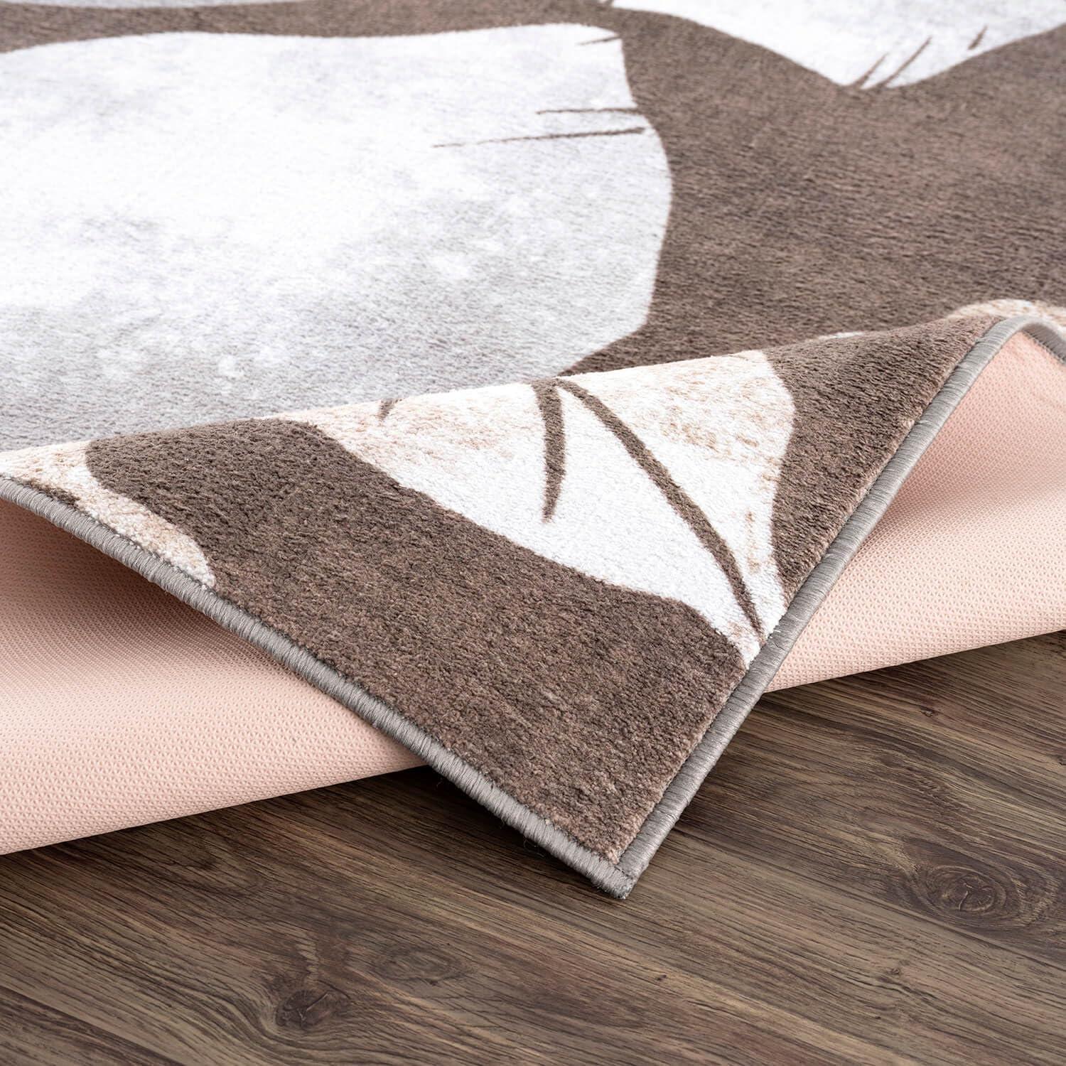 image:imageCAMILSON Solana Modern Floral 2 x 7 Area Rugs NonSkid NonSlip Rubber Backing Yellow Brown Flowers Indoor Rug 2x7 Yellow BrownFloral Grey Brown