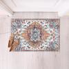 image:imageCAMILSON Baby Shag Rug 8x10 Modern Luxury Striped Boho Area Easy Shaggy Rugs Soft Medium Pile Stain Resistant EasyCleaning NonShedding for Living Room Office Indoor Carpet 8 x 10  Beige  Gray4009  Multi