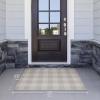 image:imageCAMILSON Buffalo Plaid Outdoor Rug  Check Area Rugs for Indoor and Outdoor Patios Checkered Pattern Mats for Front Door Porch Kitchen and Hallway  Washable Outside Carpet 2x3 GreyWhite