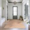 image:imageCAMILSON Easy Jute Rug 9x12 Indoor Outdoor Natural Color Farmhouse Area Rugs for Living Room Patio and Kitchen Rug Solid Boho Woven Design EasyCleaning Non Slip Washable Outside Carpet 9 x 12