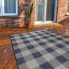 Checkered - Blue / White