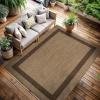 Bordered - Jute / Brown