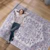 image:imageCAMILSON Large Printed Area Rugs with Ultra Thin Super Strong for Living Room Bedroom Vintage Rug 9x12 Stain and Water Resistant Traditional Medallion Indoor Carpet 9 x 12 Multi Gray
