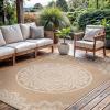 Medallion - Beige / White