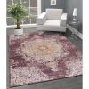 image:imageCAMILSON Printed Area Rugs with Ultra Thin Super Strong for Living Room Bedroom Distressed Vintage Rug 5x7 Stain and Water Resistant Bohemian Indoor Carpet 5 x 7 Yellow