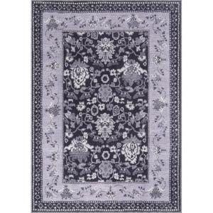 CAMILSON Baby Shag Rug 8×10 Modern Luxury Striped Boho Area Easy Shaggy Rugs Soft Medium Pile Stain Resistant Easy-Cleaning Non-Shedding for Living Room Office Indoor Carpet (8 x 10 / Beige – Gray)(Stf – Black)