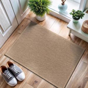 CAMILSON Easy Jute Rug 5×7, Indoor Outdoor Natural Color Fiber Area Rugs for Living Room Patio and Kitchen Rug Herringbone Seagrass Woven Design Easy-Cleaning Washable Outside Carpet Alfombras 5 x 7(Herringbone/Natural)